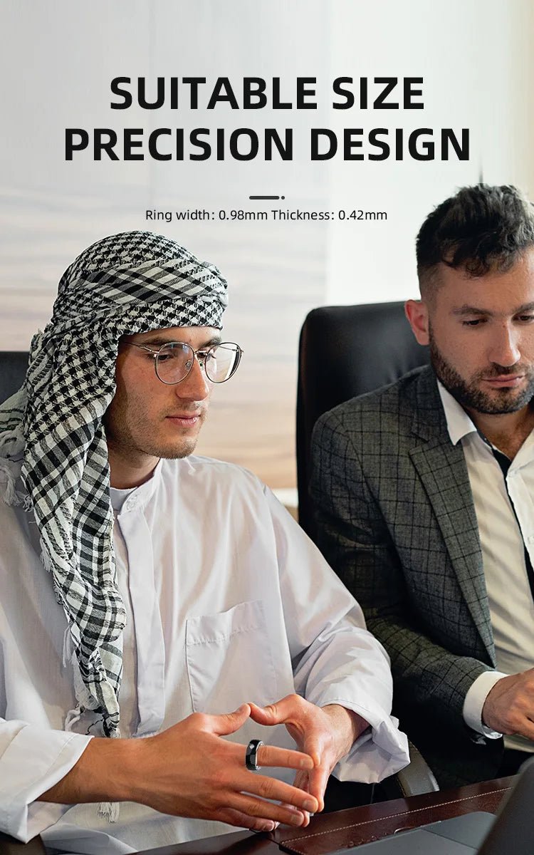 Smart Tasbih Counter Ring - Digital Zikr Tracker with Qibla Finder - BeyoutifulSpot®