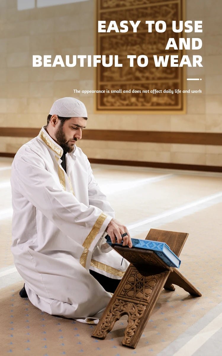 Smart Tasbih Counter Ring - Digital Zikr Tracker with Qibla Finder - BeyoutifulSpot®