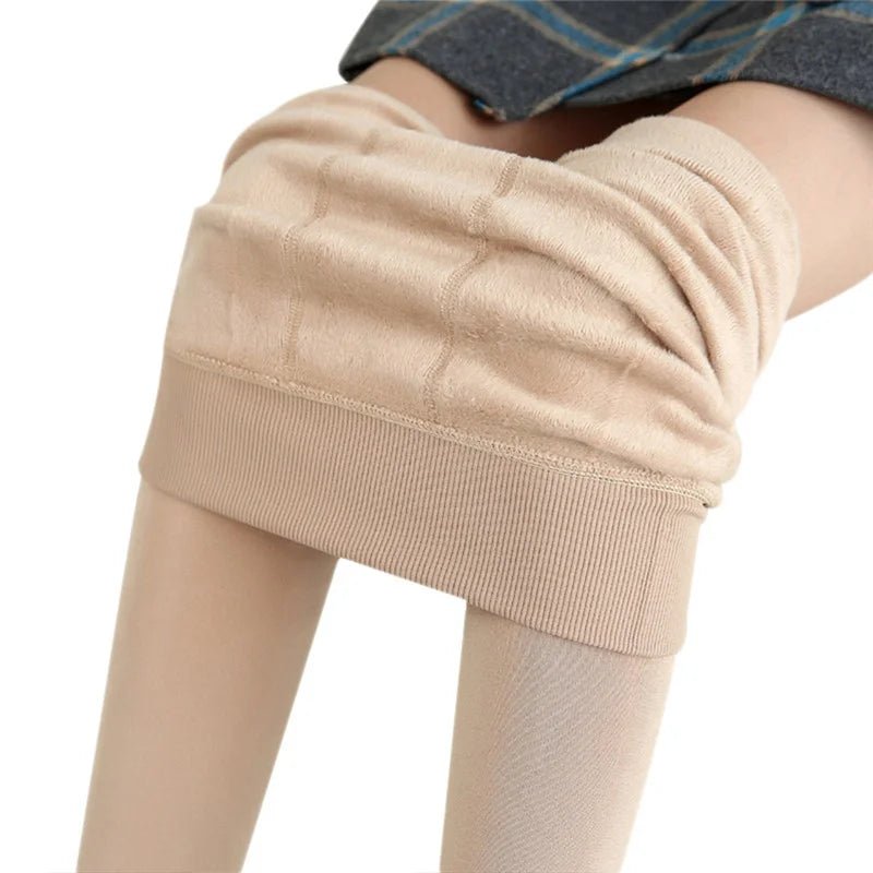 Winter Warm Velvet Leggings - High Waist Stretchy Fleece - Lined Leggings for Women - BeyoutifulSpot®